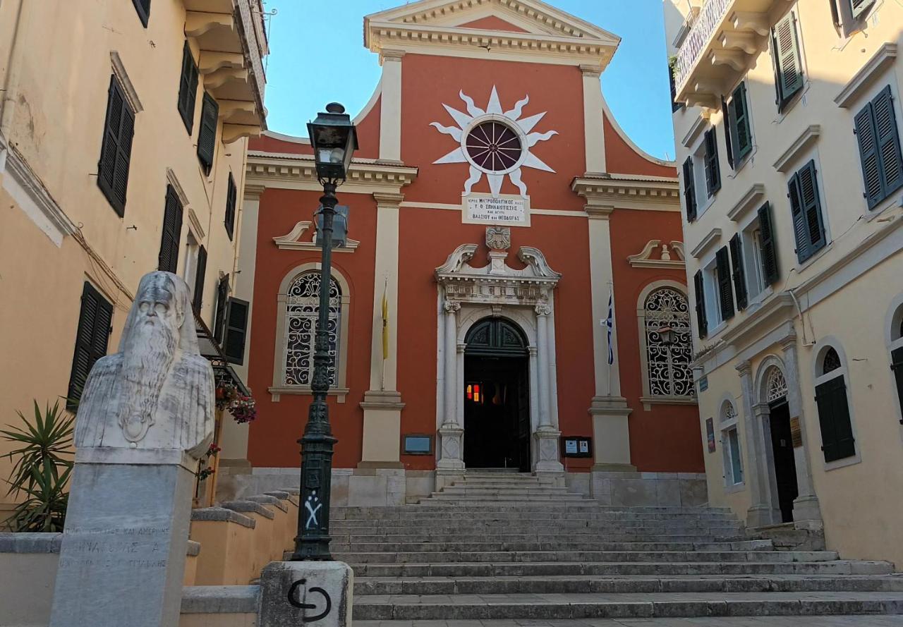 Eftihia Di Corfu Lägenhet Corfu  Exteriör bild